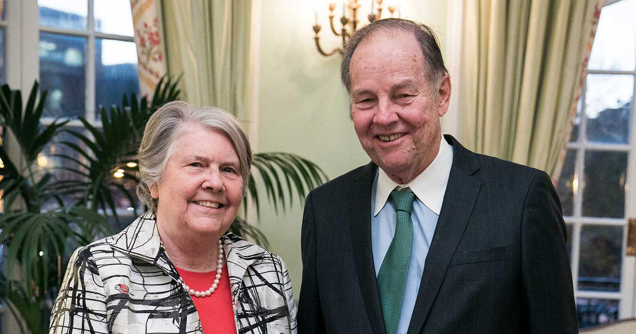 Dr. Belle Sawhill and Governor Tom Kean