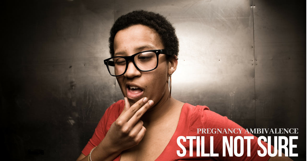 An image of a person looking unsure