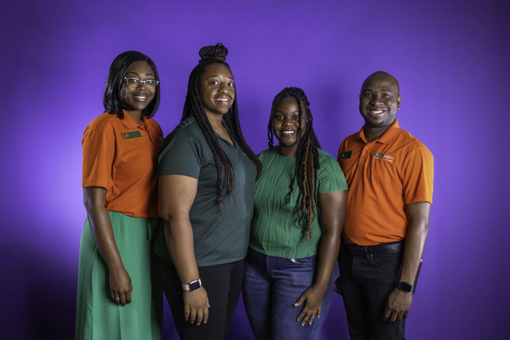 A group photo of the Shared Learning Collaborative team for Florida A&M University (FAMU). 