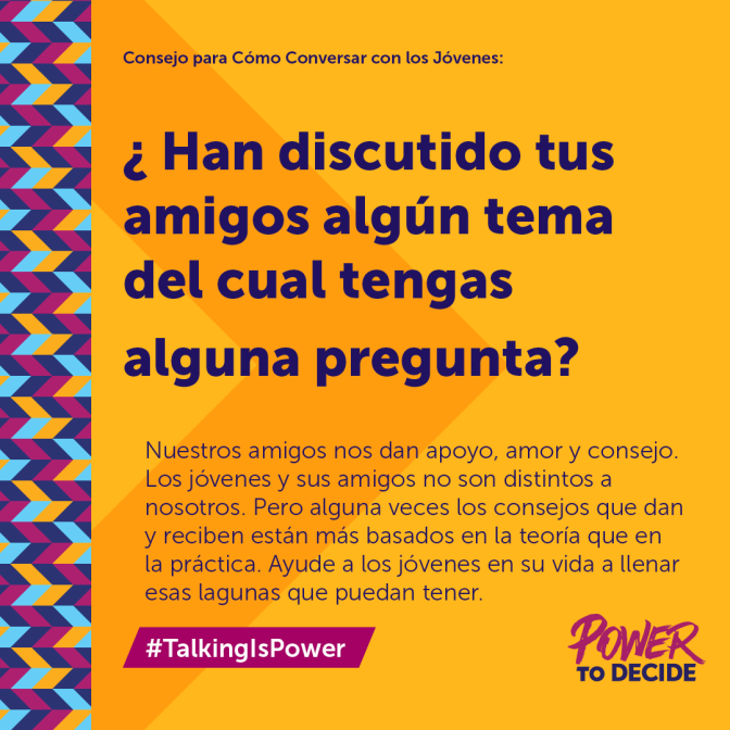 #TalkingIsPower: Consejo para Cómo Conversar con los Jóvenes 104 ...
