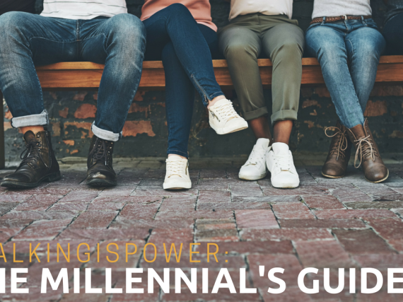 A group of friends on a bench "#TalkingIsPower: The Millennial’s Guide"
